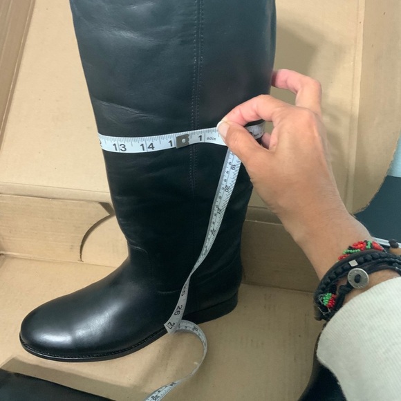 Frye Melissa Button 2 Riding boots Black Sz 9B EUC - Picture 11 of 11